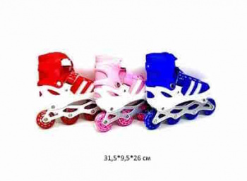 Ролики арт. KML203-4L Цвета микс размер L_ Ролики арт. KML203-4L Цвета микс размер L_