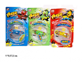 Скейтик арт. 013-1 Пальчиковый 1 шт. и сменные колеса на листе= Скейтик арт. 013-1 Пальчиковый 1 шт. и сменные колеса на листе=