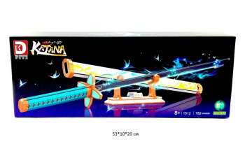 Конструктор арт. DK1512 Меч самурайский 782 дет. в кор._ Конструктор арт. DK1512 Меч самурайский 782 дет. в кор._