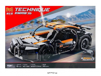 Конструктор арт. 11004 Автомобиль инерц. 490 дет. в кор.~