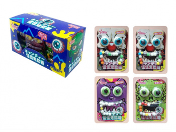 Мармелад арт. 190431 Набор с драже "Страшилки" вкусы микс 9 г на листе 30 шт. в кор.#'