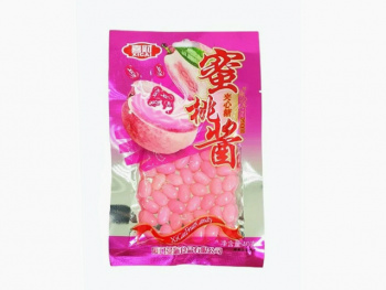 Конфета арт. 080170-1 Жевательные бобы "Персик" 35 г 20 шт. в кор.'#,