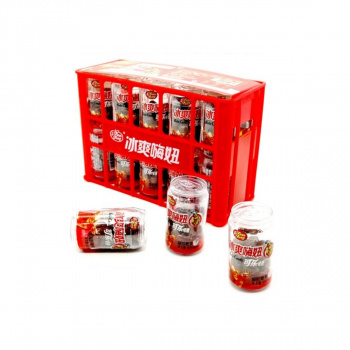 Конфета арт. 451889/451186 Жевательные бобы "Кола" 18 г в банке 20 шт. в кор.