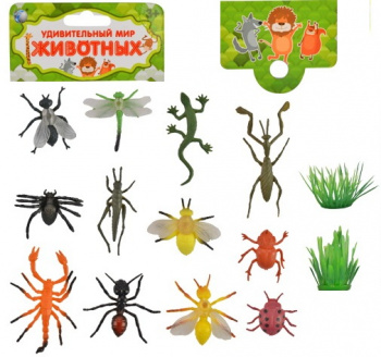 Набор животных арт. LT05-2K" Насекомые в пакете 26,5*10*2,5