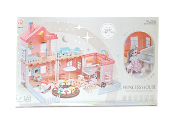 Дом для кукол арт. 668-83A С куклой и мебелью в кор.= Дом для кукол арт. 668-83A С куклой и мебелью в кор.=