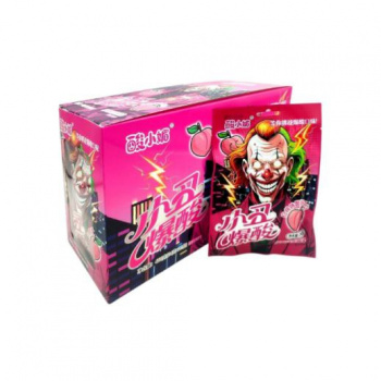 Конфета арт. 951328/951274 Кислая "Джокер" Персик 24 г в пак. 20 шт. в кор.#