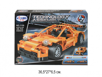 Констуктор арт. 1135 Автомобиль 348 дет. в кор.•/48 шт./ Констуктор арт. 1135 Автомобиль 348 дет. в кор.•/48 шт./