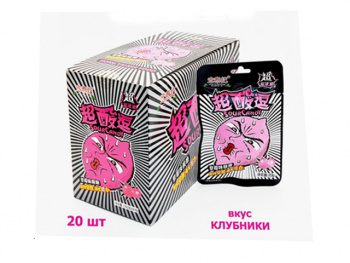 Конфета арт. 577157/526971 Суперкислая Клубника 21 г 20 шт. в кор.*,