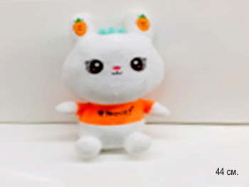 им Зайка арт. YH2104-3 Белый в кофточке 44 см в пак.) им Зайка арт. YH2104-3 Белый в кофточке 44 см в пак.)