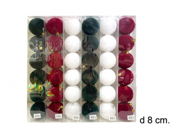 Шары арт. ZR806 Набор 6 шт. d-8 см в кор. цвета микс Шары арт. ZR806 Набор 6 шт. d-8 см в кор. цвета микс