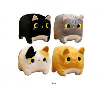 им Куб арт. 240728-1/240511-2 Кот цвета микс 25 см в пак.) им Куб арт. 240728-1/240511-2 Кот цвета микс 25 см в пак.)