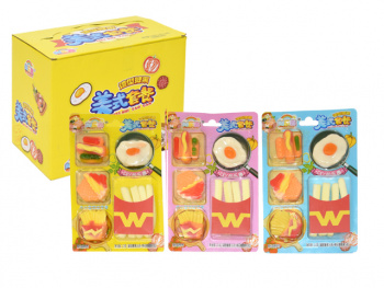 Мармелад арт. 021112 Набор "Фастфуд" 21 г на листе 24 шт. в кор.