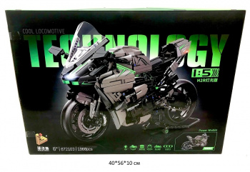 Конструктор арт. 672103 Мотоцикл 1968 дет. в кор._/6 шт./