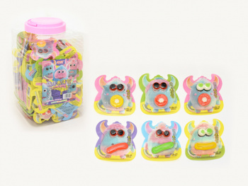 Мармелад арт. 890203/890111 Жевательный "Монстрик" 8 г 100 шт. банка'