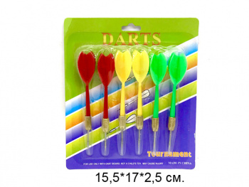 Дротики арт. 6061 Игла Набор 6 шт. на листе_/240 шт./ Дротики арт. 6061 Игла Набор 6 шт. на листе_/240 шт./