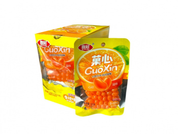 Конфета арт. 080361/080330-3 Жевательные бобы "Апельсин" 35 г 20 шт. в кор.';