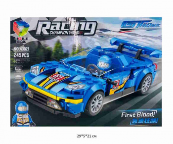 Конструктор арт. 43021 Автомобиль 245 дет. в кор.~