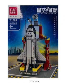 Конструктор арт. T1009 Ракета 412 дет. в кор.~ Конструктор арт. T1009 Ракета 412 дет. в кор.~