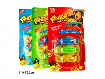 Скейтик арт. 013-3 Пальчиковый набор 3 шт. на листе= Скейтик арт. 013-3 Пальчиковый набор 3 шт. на листе=