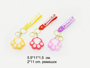 Брелок арт. 805298 На руку Лапка цвета микс в пак. Брелок арт. 805298 На руку Лапка цвета микс в пак.