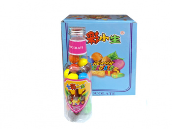 Конфета арт. 271212/271922-3 Драже "Цветной шарик" в бутылке 120 г 9 шт. упаковка