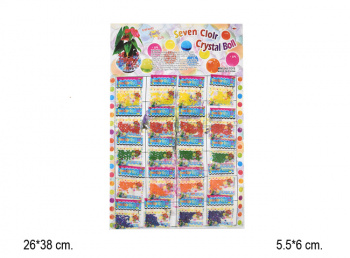 Игрушка растущая арт. 87411 Шарики цветные 20 шт. на листе_= Игрушка растущая арт. 87411 Шарики цветные 20 шт. на листе_=