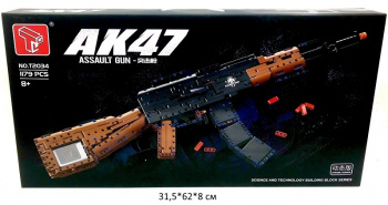 Конструктор арт. T2034 Автомат АК-47 1179 дет. в кор._/12 шт./ Конструктор арт. T2034 Автомат АК-47 1179 дет. в кор._/12 шт./