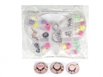 Набор для плетения арт. 2325-30 Браслетов "Бабочка" с шармами в пак.=