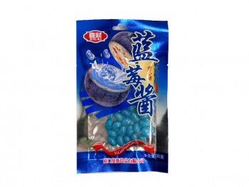 Конфета арт. 080170-6 Жевательные бобы "Черника" 35 г 20 шт. в кор.'#,