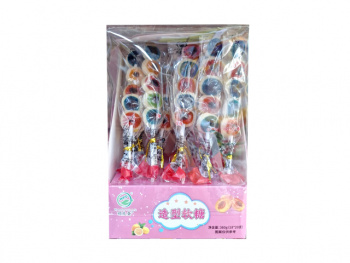 Мармелад арт. 170912-2 Фигурки Монстрик-глазастик 18 г на палочке 20 шт. в кор.