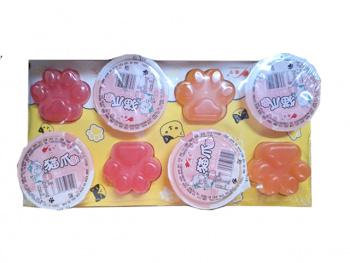 Желе арт. 610128 Фруктовое в баночке "Лапки" 95 г 8 шт. упаковка#