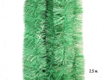 Мишура арт. 55#007 Зеленая 2,5 м Мишура арт. 55#007 Зеленая 2,5 м