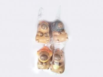 Сквуш пористый арт. 2025-3-2/25329 Капибара ассорти 8,5 см 1 шт. в сет. (12 шт.)=