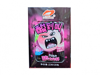 Конфета арт. 101968 Персик кислая 22 г 20 шт. упаковка'