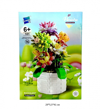 Конструктор арт. 101-16/101 Цветы в кор._ Конструктор арт. 101-16/101 Цветы в кор._