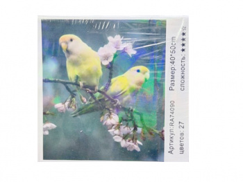 Картина по номерам арт. RA74090 Пара попугаев 40*50 в кор. Картина по номерам арт. RA74090 Пара попугаев 40*50 в кор.