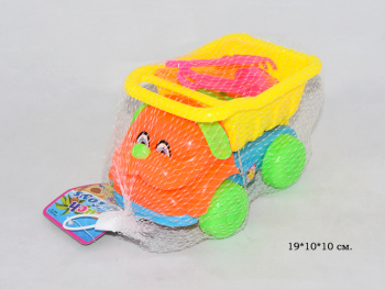 Песочный набор арт. 8295B Машинка, инструменты, фигурки в сет._