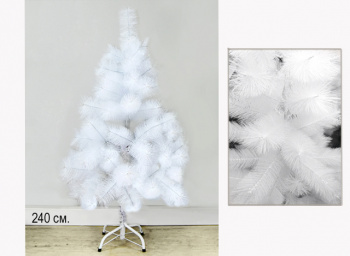 Елка 240 см арт. C1006-1-240-601 Белая пушистая №9/16 в кор. Елка 240 см арт. C1006-1-240-601 Белая пушистая №9/16 в кор.