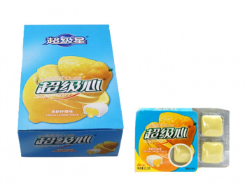 Жевательная резинка арт. 556895/556888 Вкус лимона в пак. 30 шт. в кор.