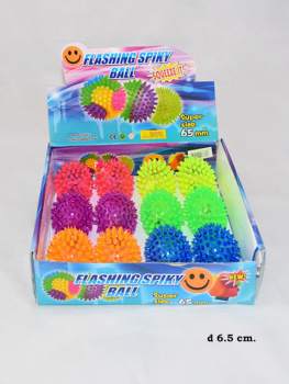 Мяч ежик арт. 8290 Свет. (12 шт.) d6,5 в кор._** Мяч ежик арт. 8290 Свет. (12 шт.) d6,5 в кор._**