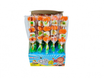 Мармелад арт. 800227-3 "Суши" фигурки на палочке 20 шт. упаковка#'*