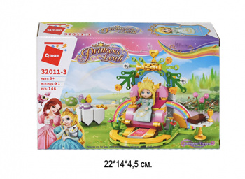 Конструктор арт. 32011-3" Принцесса (4шт.)/шоубокс 22*14*4,5 Конструктор арт. 32011-3" Принцесса (4шт.)/шоубокс 22*14*4,5