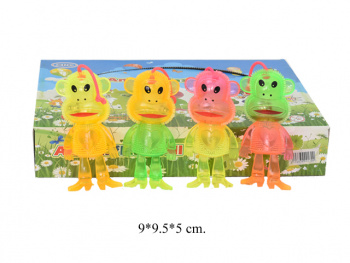 Мяч Антистресс арт. 8300/8224 Обезьяна звук (12 шт.) в кор._