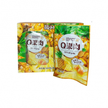 Мармелад арт. 950024/950017-1 Фруктовый Ананас 28 г 20 шт. в кор.#