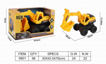 Экскаватор арт. 9901 Колесный инерц. в кор. 19,5*11*12 Экскаватор арт. 9901 Колесный инерц. в кор. 19,5*11*12