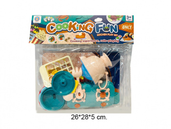 Набор посуды арт. 1697 С плитой в пак.• Набор посуды арт. 1697 С плитой в пак.•