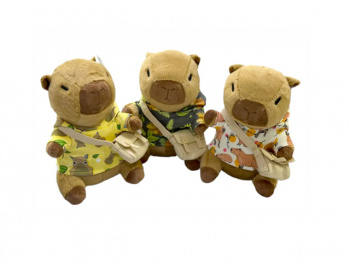 им Капибара арт. 209602 В футболке с сумочкой 25 см в пак.