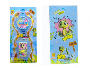 Конфета арт. 630399/630351 Набор "Игра Змейка" мармелад, шипучка 57 г на листе 12 шт. в кор.*