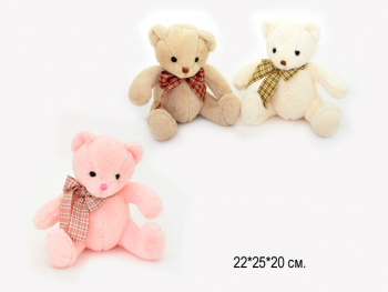 им Медведь арт. 4052/25 С бантом цвета микс 25 см в пак. им Медведь арт. 4052/25 С бантом цвета микс 25 см в пак.