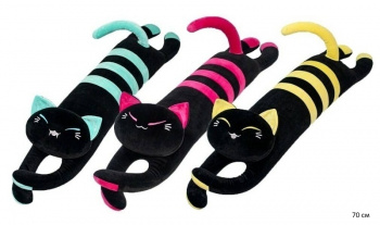 им Обнимашка арт. 90904-5/230202-48 Кот полосатый ассорти 70 см в пак.)